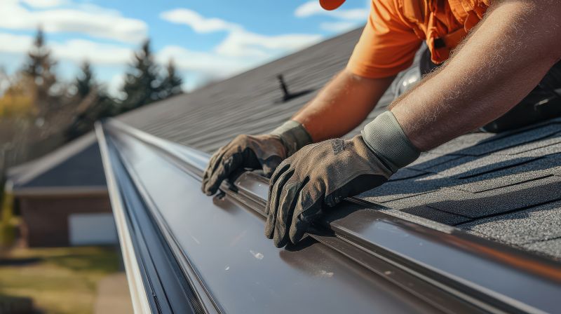 Leaking Gutter Repair detail