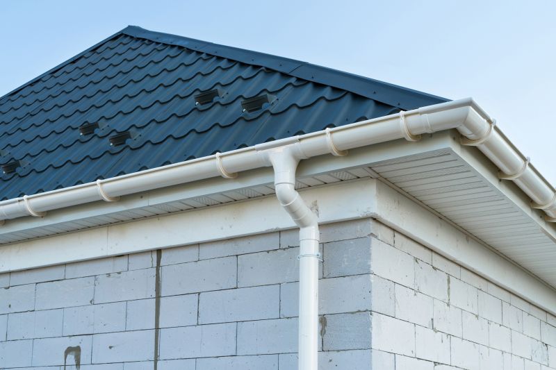 Plastic Downspout Installation detail