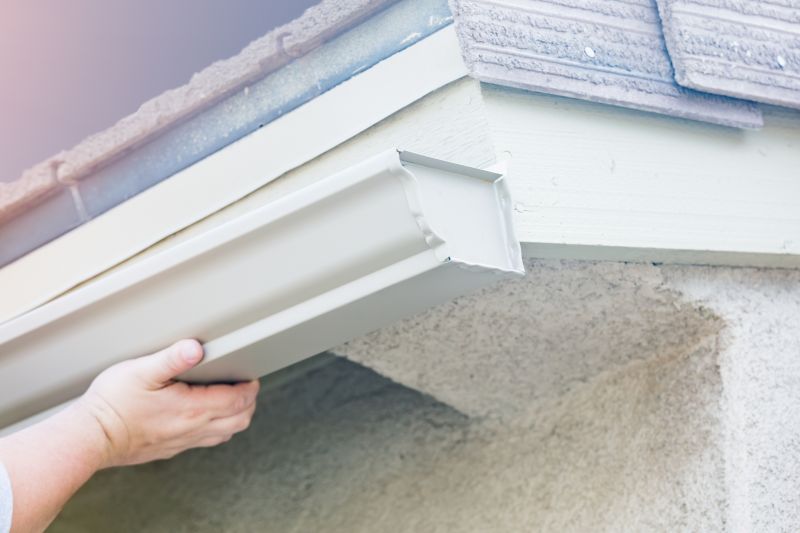 Seamless Gutters Installation detail